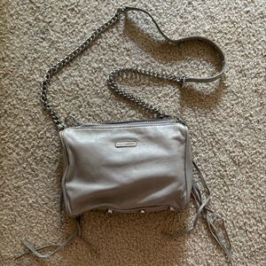 Rebecca Minkoff Gray Leather Crossbody Bag